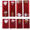 Christmas Decorations Stereo Doll Refrigerator Handle Eight Pieces