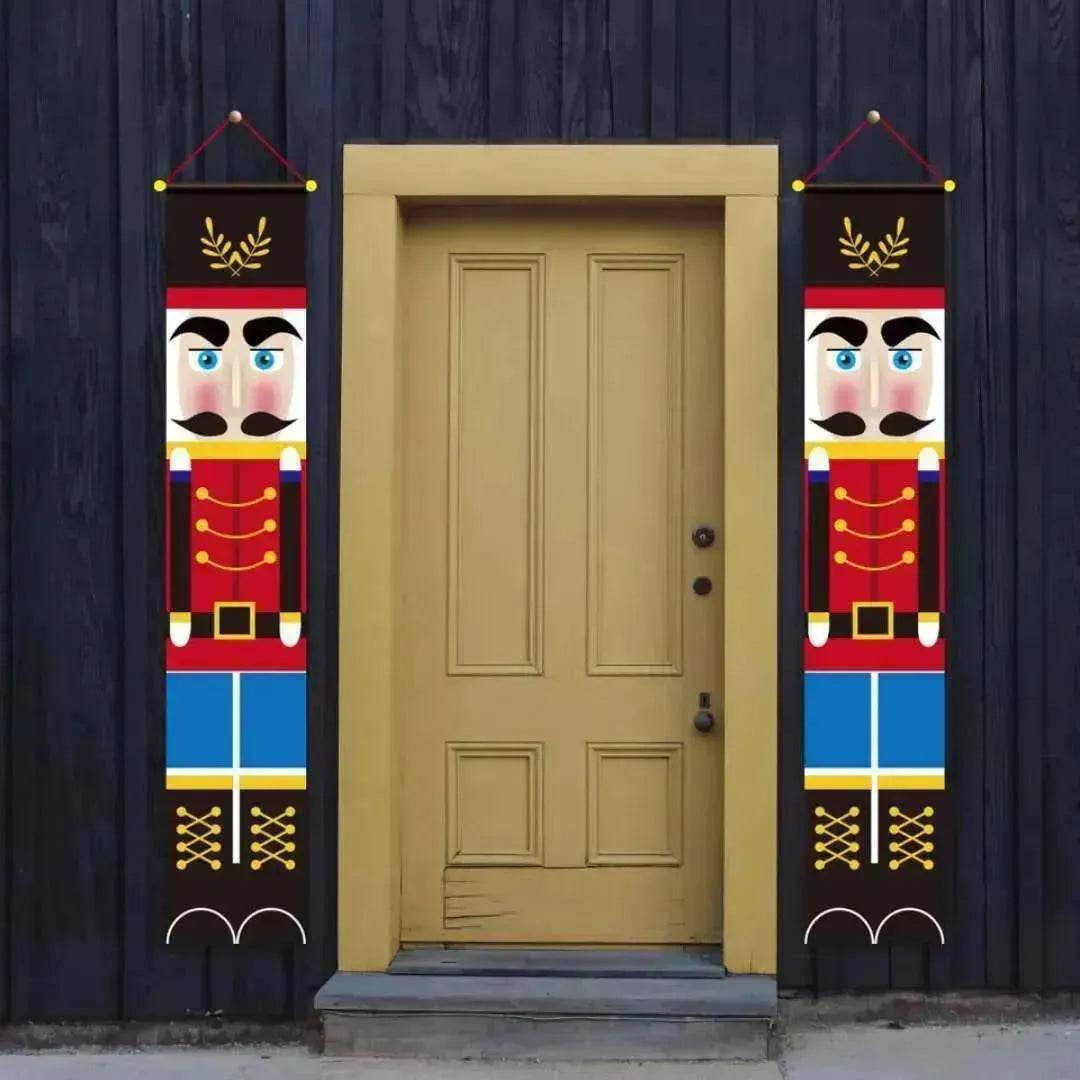 Christmas Decorations Walnut Soldier Couplet