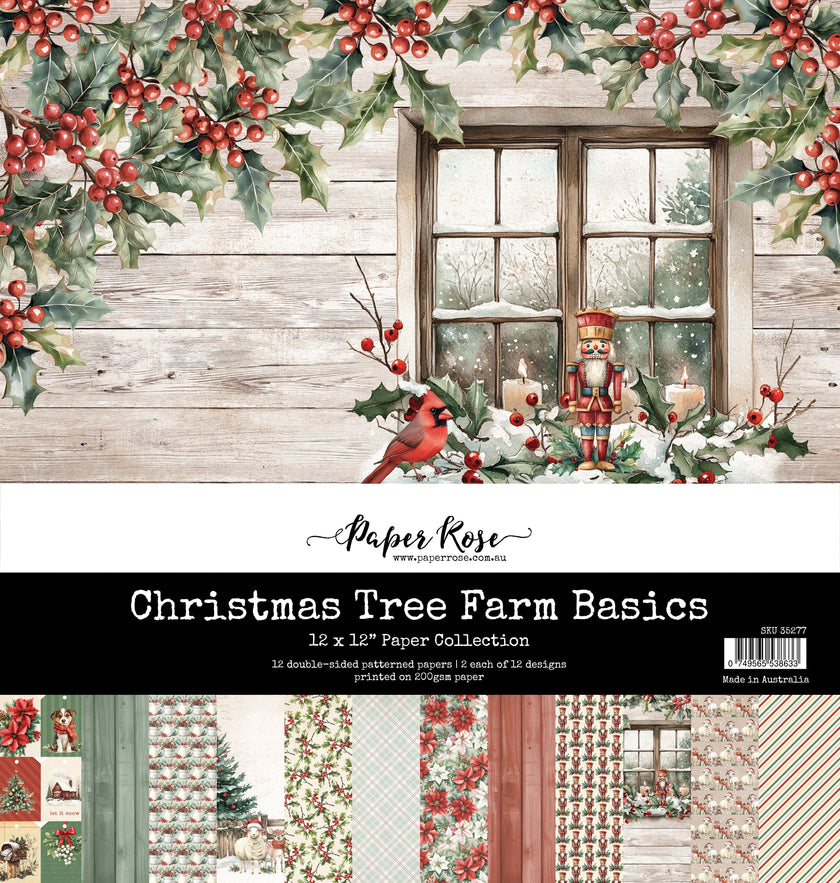 Christmas Tree Farm Basics 12x12 Paper Collection 35277