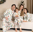 Pyjama en bambou à manches longues pour homme (imprimé voitures de Noël joyeuses)