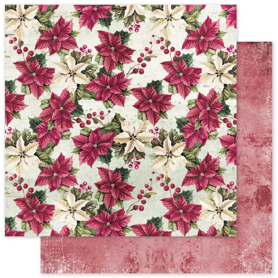 Christmas Holly Basics A 12x12 Paper (12pc Bulk Pack) 35145
