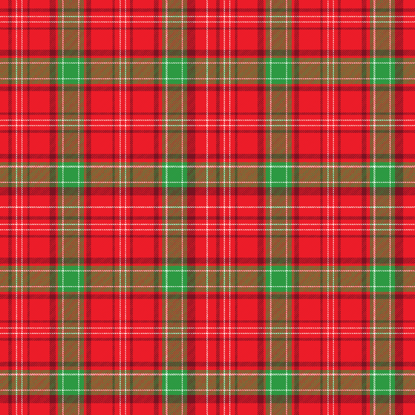 Christmas Plaid Adhesive Vinyl Pattern 1