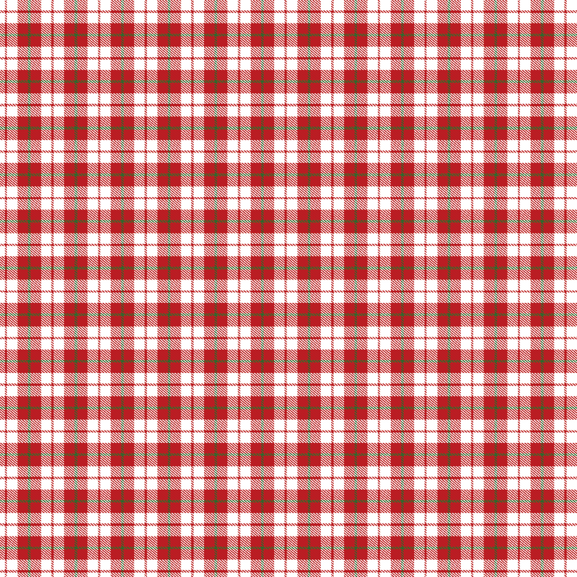 Christmas Plaid Adhesive Vinyl Pattern 4