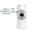 Personalized Lake Stainless Steel Koozie  | Can Cooler | Summer Koozie