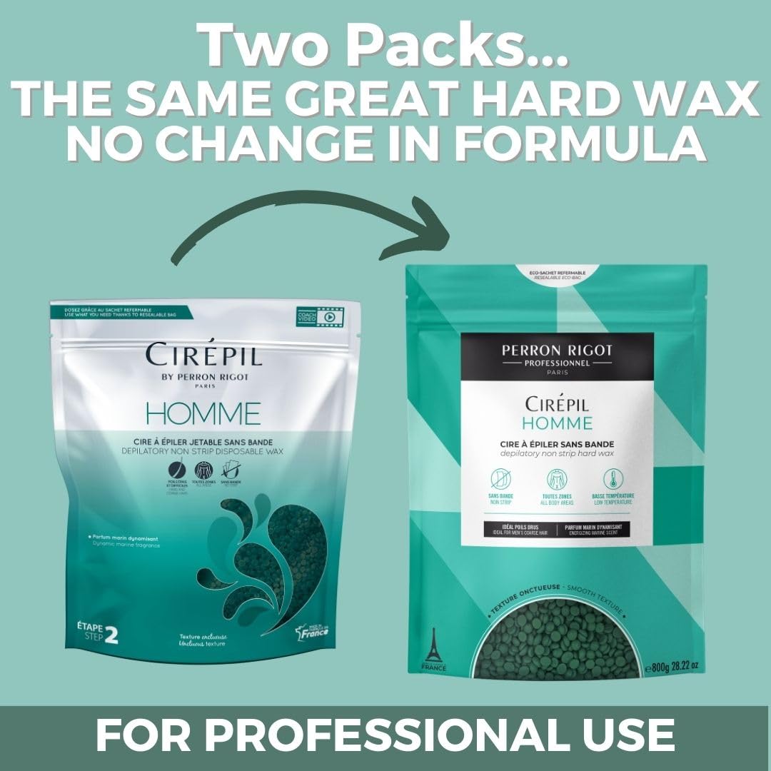 Cirepil - Cirepil Pearl Hard Wax Men 800g +