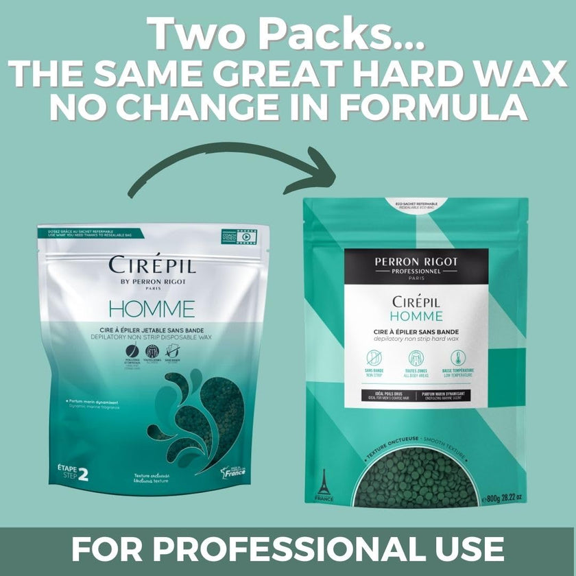 Cirepil - Cirepil Pearl Hard Wax Men 800g +