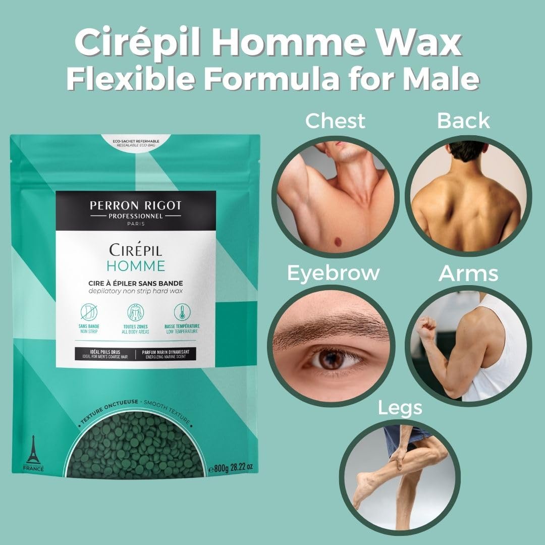 Cirepil - Cirepil Pearl Hard Wax Men 800g +