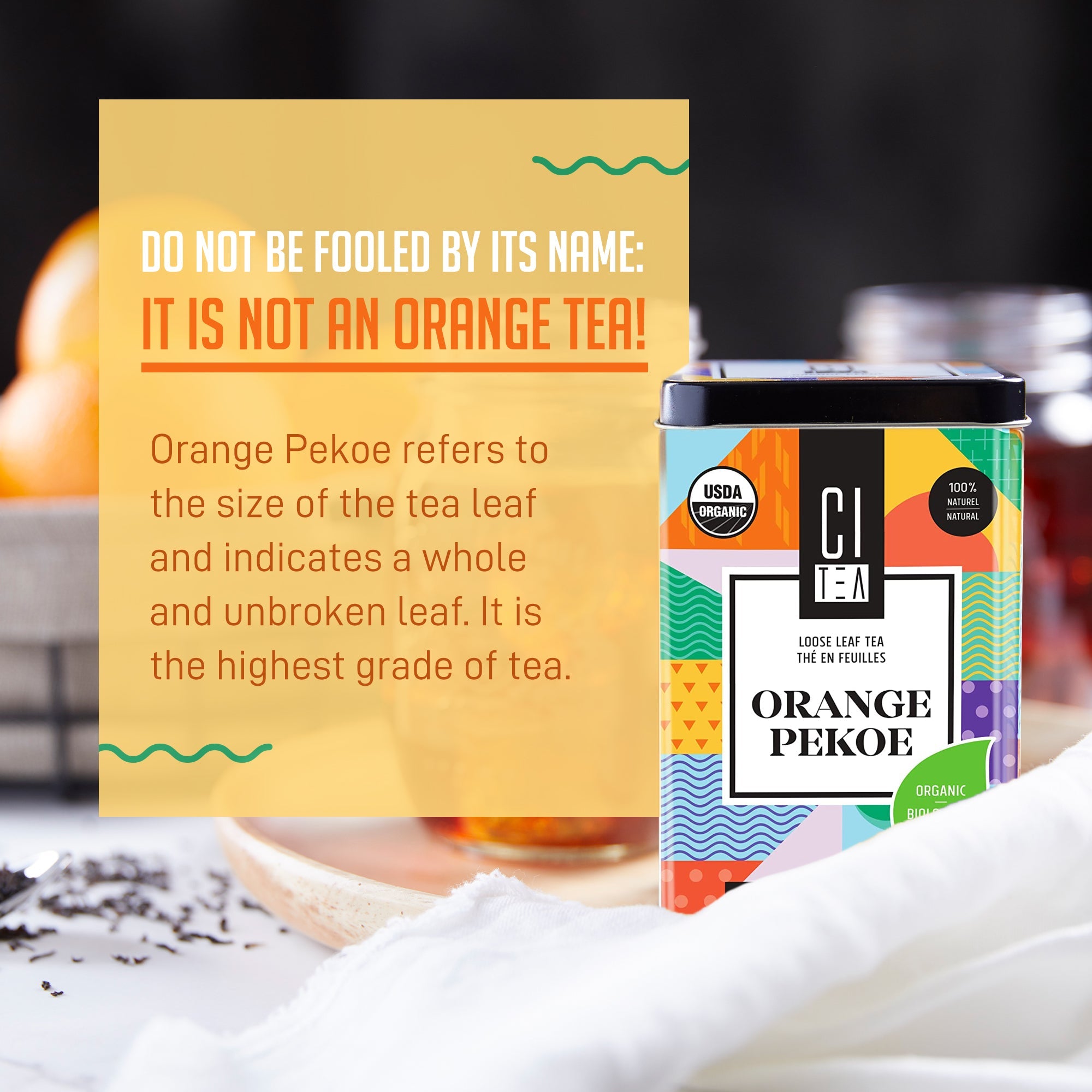 Organic Orange Pekoe Loose Leaf Tea Bundle of Two