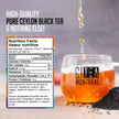Thé noir en feuilles Orange Pekoe bio avec boule à thé - 80g