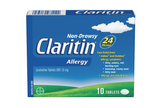 Claritin Non-Drowsy 24hour Allergy Relief Tablet - 10s