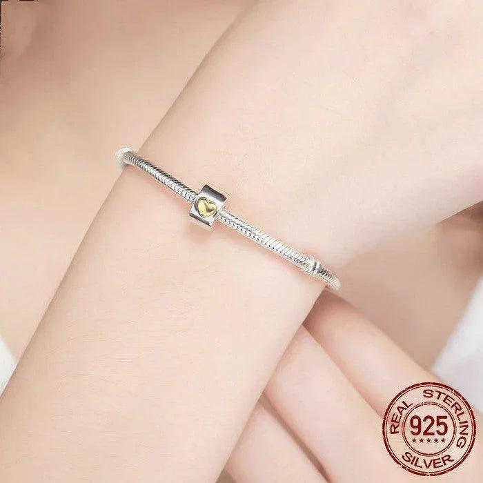 Classic Love Beads – S925 Sterling Silver Charm Bead Pendant