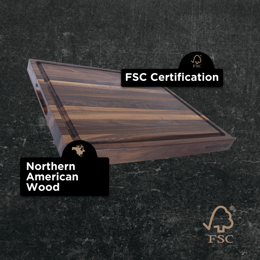 Classic Large Wood Reversible Cutting Board