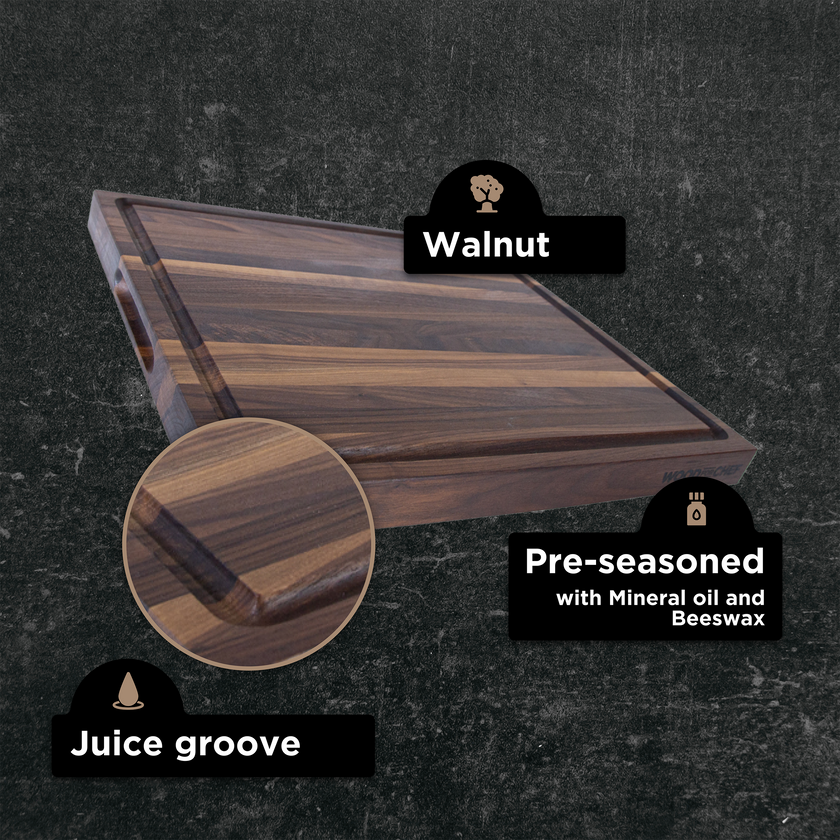 Classic Large Wood Reversible Cutting Board