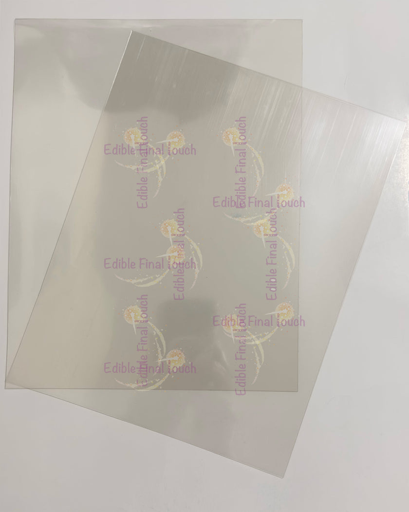 Edible Clear Transparent Sheets - Translucent Icing Paper