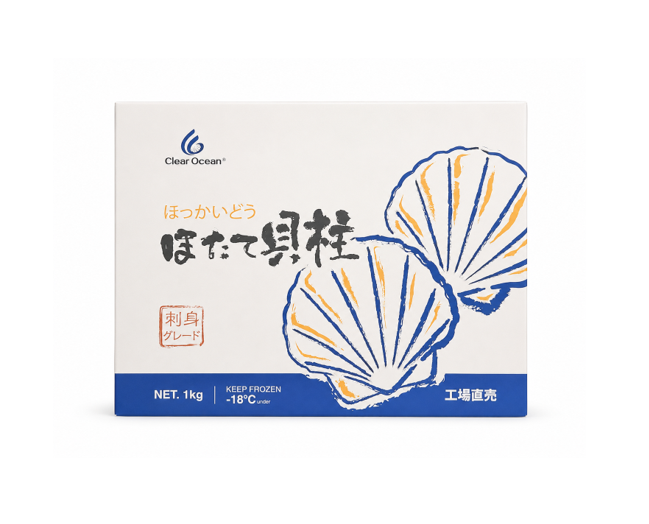 FZN: Clear Ocean Hokkaido Scallop 3S (1KG)