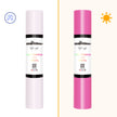 Teckwrap UV Clear Color Changing HTV - Clear to Hot Pink | Add Magic to Your Apparel and Art Projects!