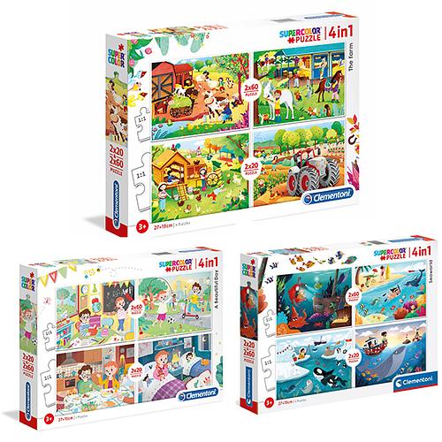 Clementoni - 2X20 + 2X60Pc - Children'S Asst Ml