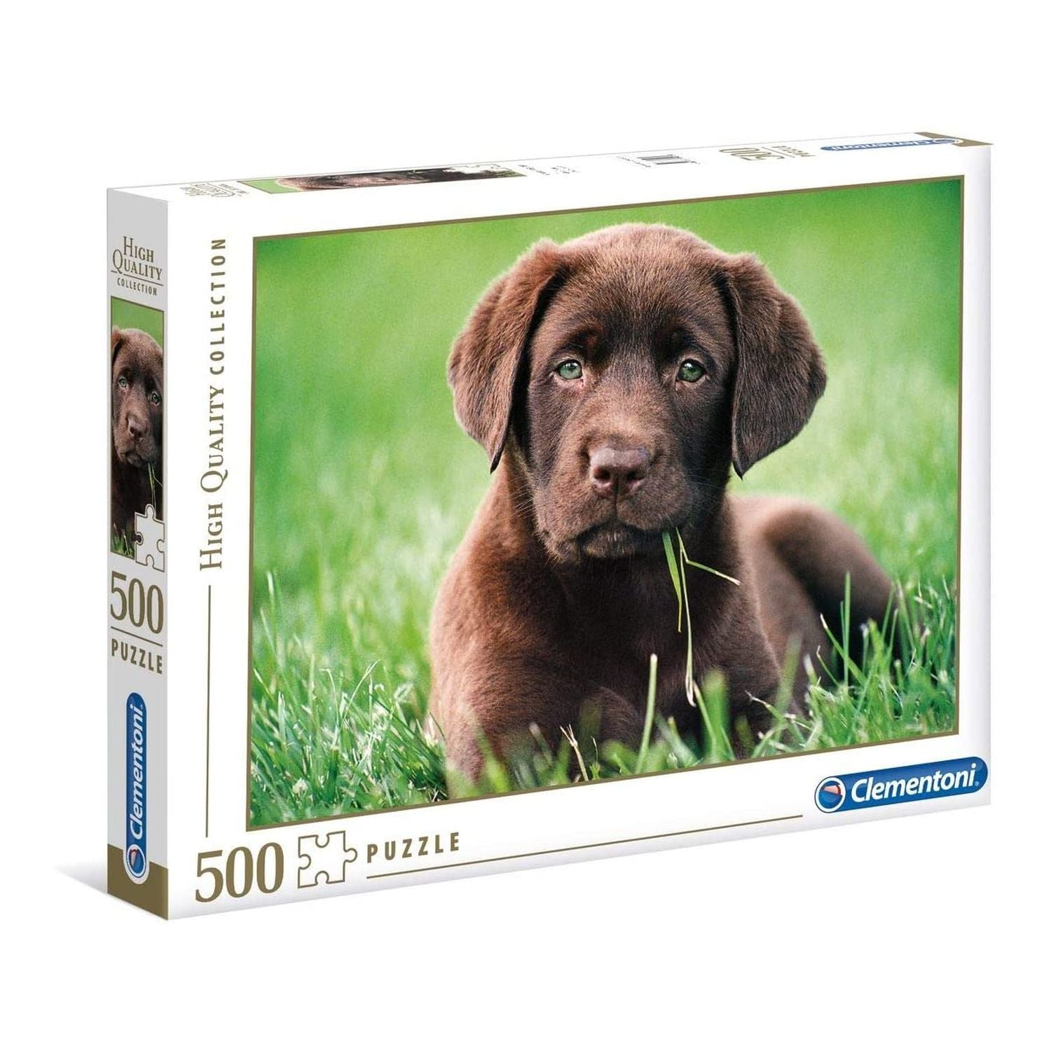Clementoni - 500-Piece Puzzle (Chiot Chocolat)