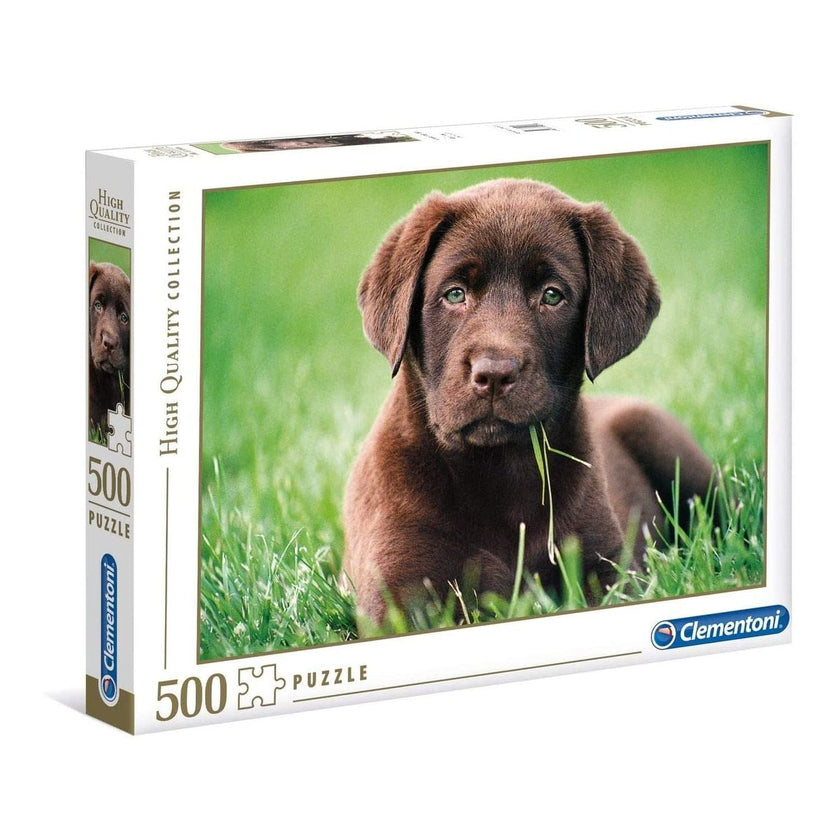 Clementoni - 500-Piece Puzzle (Chiot Chocolat)