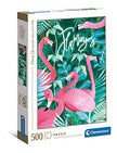 Clementoni - 500Pc Hqc - Flamingos Ml