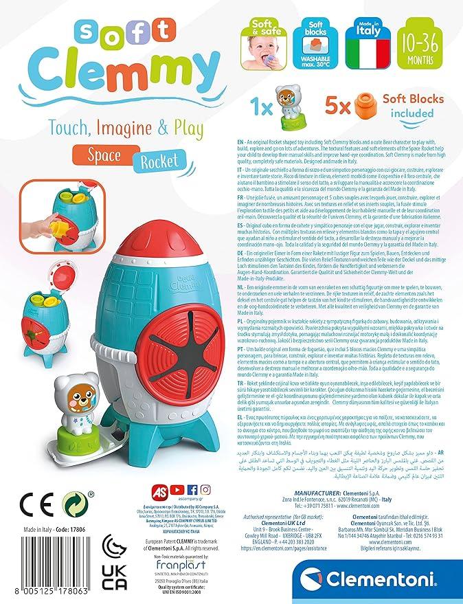 Clementoni - Clemmy Space Rocket Bucket