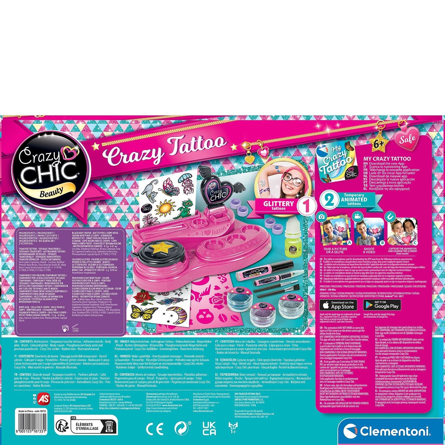 Clementoni - Crazy Chic: Crazy Tattoo