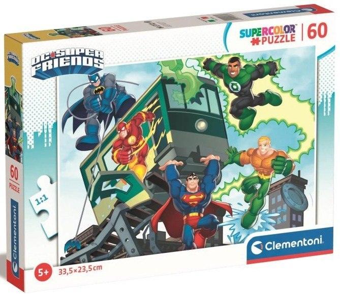 Clementoni - DC Comics - Super Friends (60-Piece Puzzle)