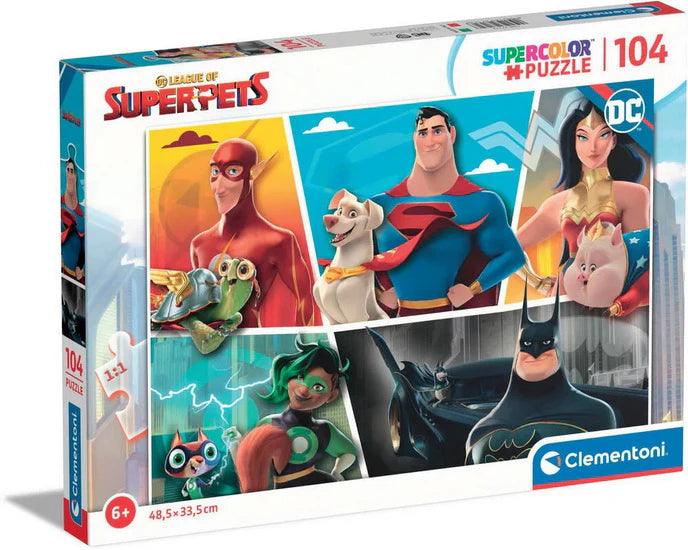 Clementoni - DC Comics - Super Pets (104-Piece Puzzle)