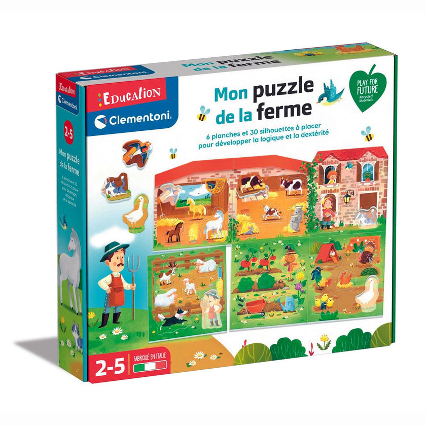 Clementoni - Education - Mon Puzzle De La Ferme (FR)