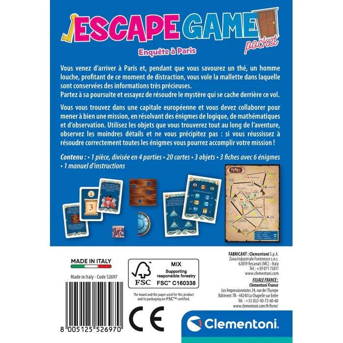 Clementoni - Escape Game - Enquête à Paris (FR)