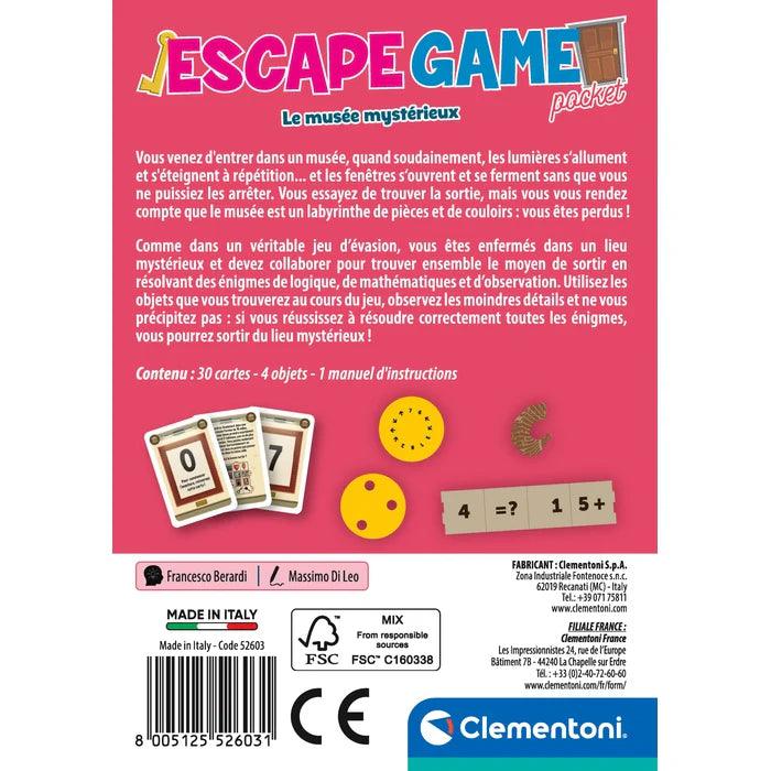 Clementoni - Jeu d'évasion - Musée