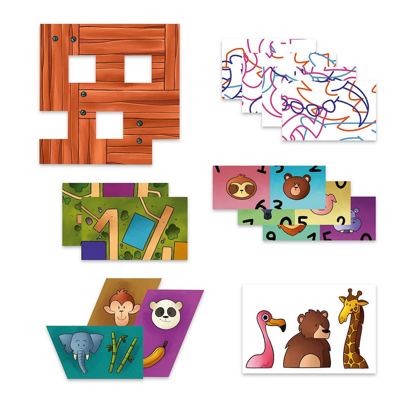 Clementoni - Escape Game Pocket Junior - Zoo & Pirates
