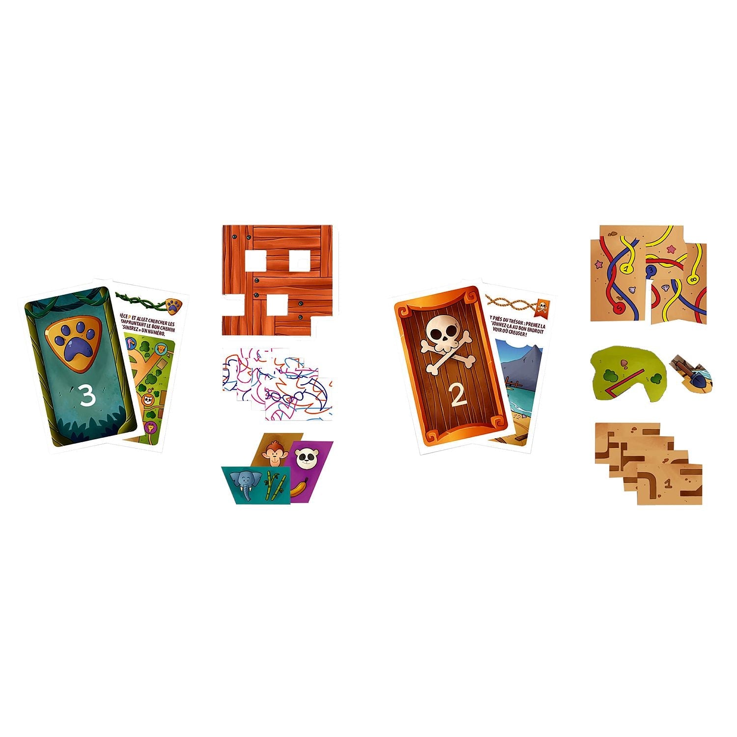 Clementoni - Escape Game Pocket Junior - Zoo & Pirates