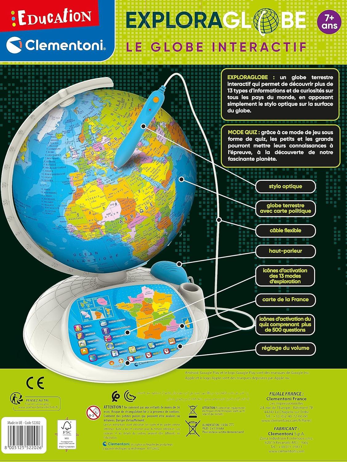 Clementoni - Globe Interactif (FR)