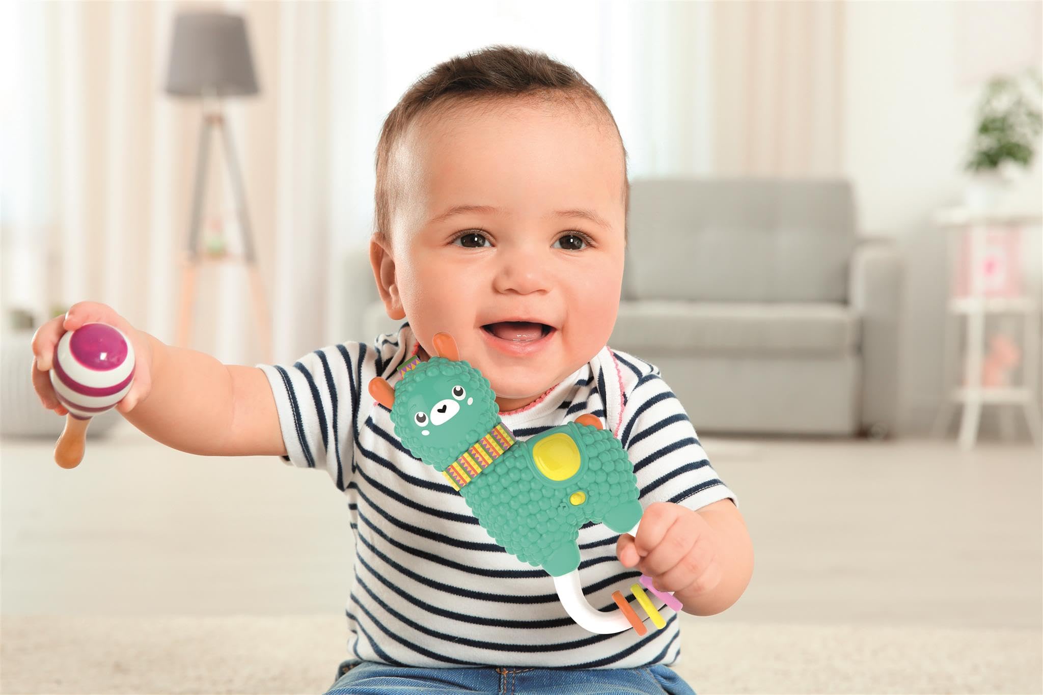 Clementoni - INTERACTIVE RATTLE - ALPACA