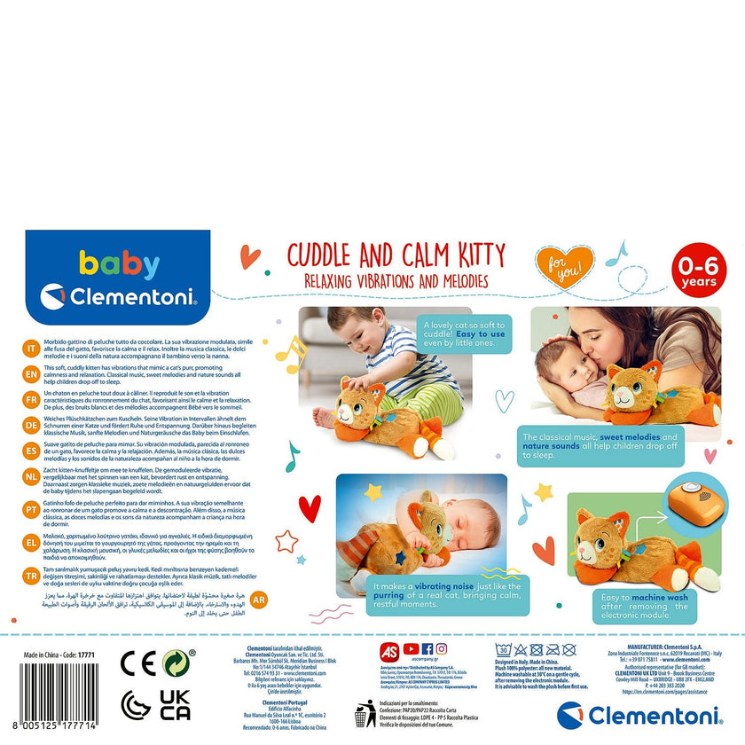Clementoni - Kitty Cat Calming Plush