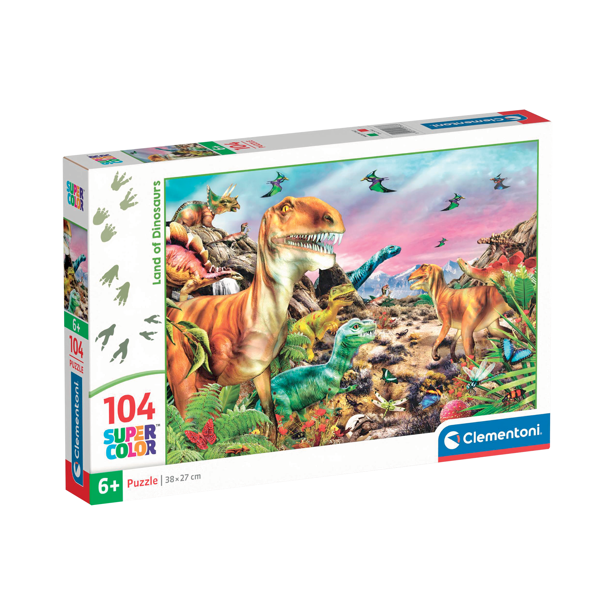 Clementoni - Land Of Dinosaurs (104-Piece Puzzle)