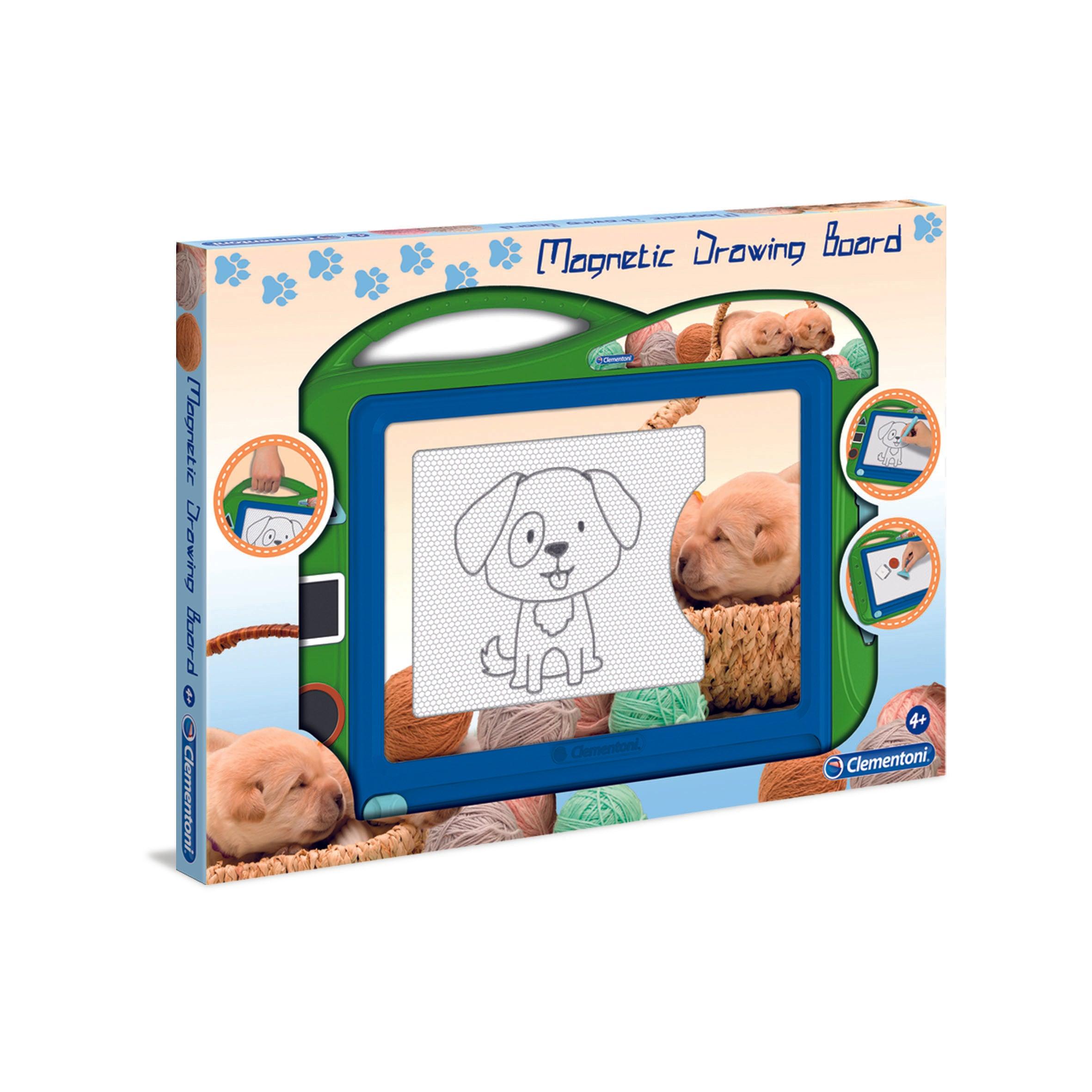 Clementoni - Tableau magnétique à dessin - Chiens