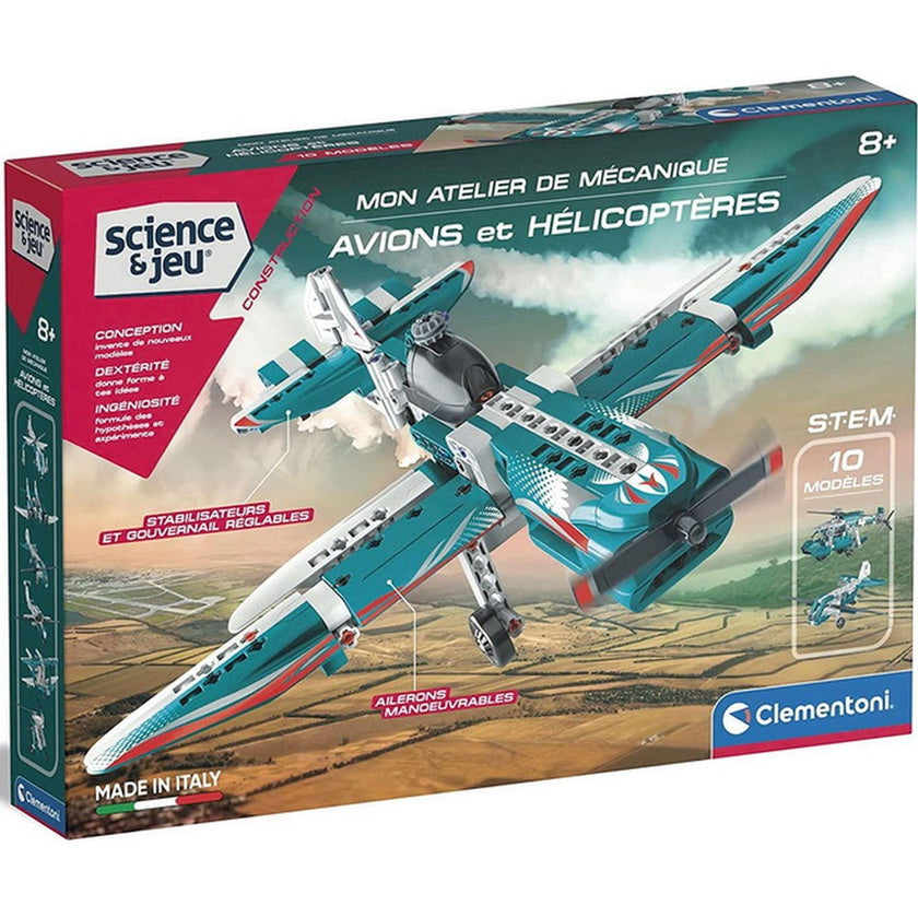 Clementoni - Mon Atelier De Mecanique - Avions Et Helicopteres (FR)