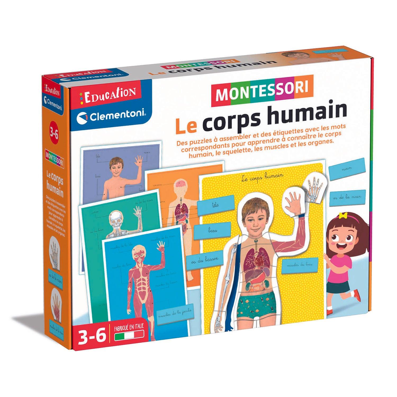 Clementoni - Montessori - Le Corps Humain (FR)