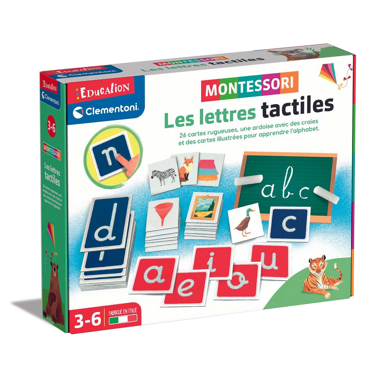 Clementoni - Montessori - Les Lettres Tactiles (FR)