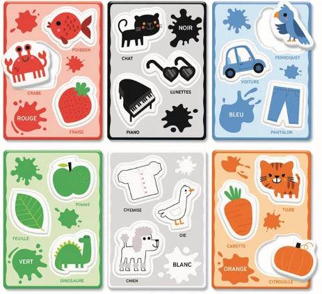 Clementoni - Montessori - Les Mots Et Les Couleurs (FR)
