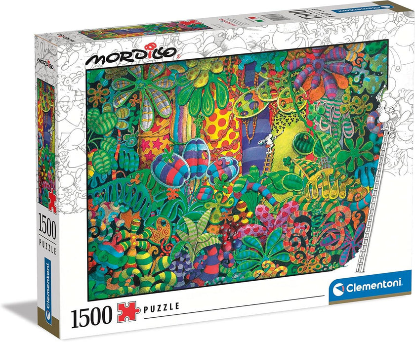 Clementoni - Mordillo - MultiColored Plants (1500-Piece Puzzle)