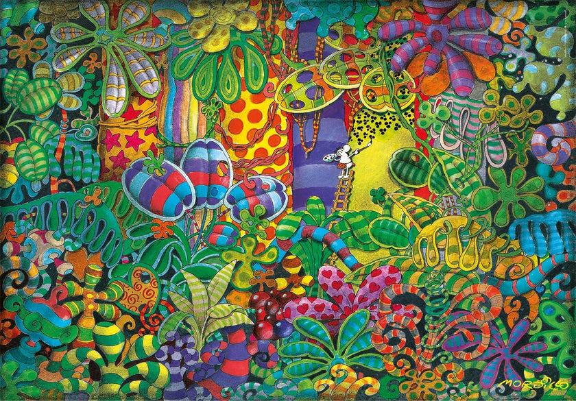 Clementoni - Mordillo - MultiColored Plants (1500-Piece Puzzle)