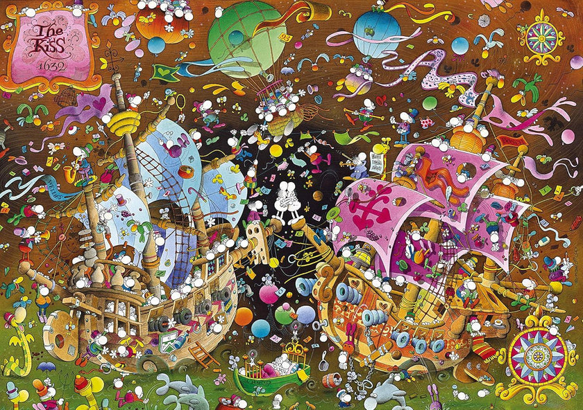 Clementoni - Mordillo - The Kiss (6000-Piece Puzzle)