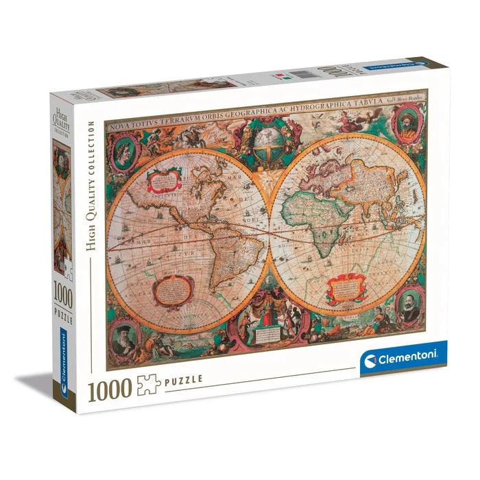 Clementoni - Old Map (1000-Piece Puzzle)