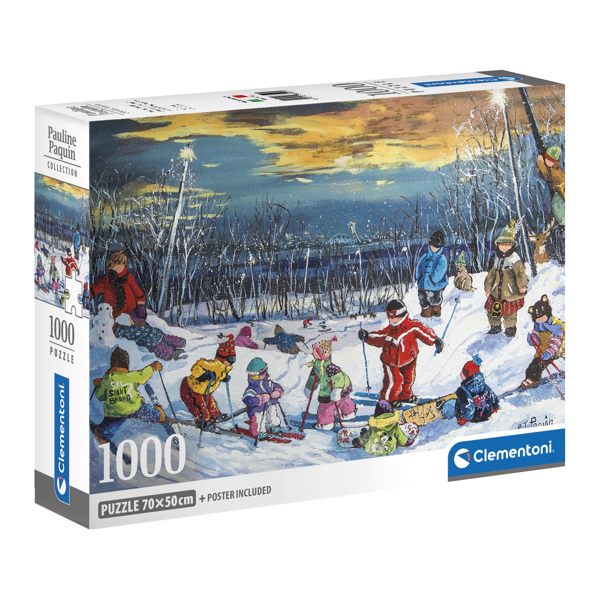Clementoni - PZ1000 : ALLONS SKIER ENSEMBLE !