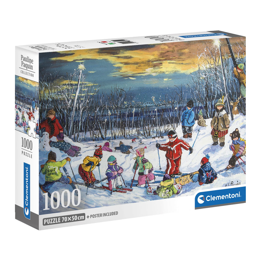 Clementoni - PZ1000 : ALLONS SKIER ENSEMBLE !