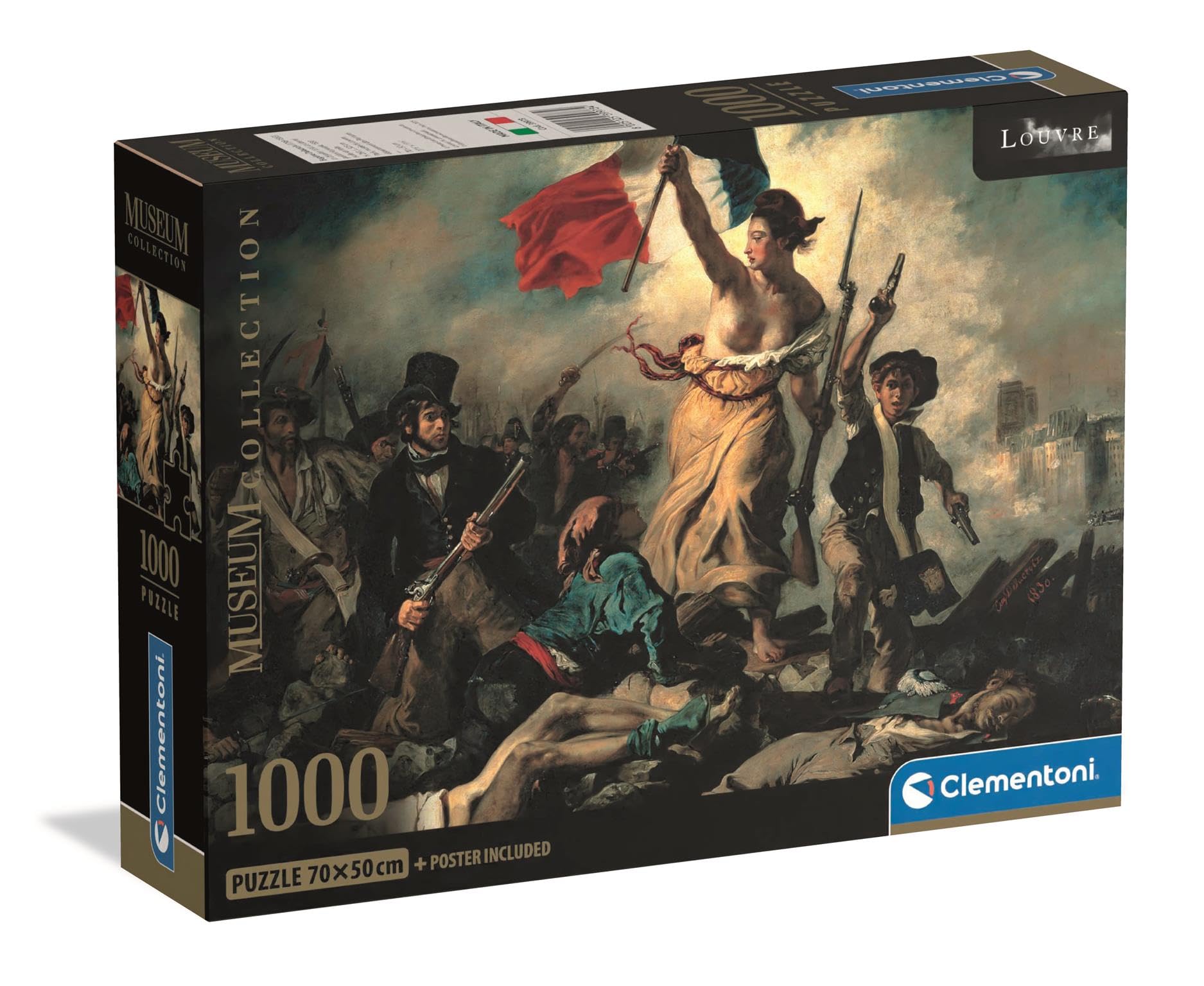 Clementoni - PZ1000 : MUSEUM : LA LIBERTÉ GUIDANT LE PEUPLE - DELACROIX