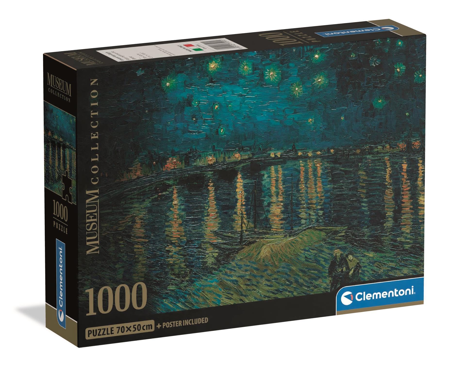 Clementoni - PZ1000: MUSEUM: STARRY NIGHT ON THE RHONE - VAN GOGH